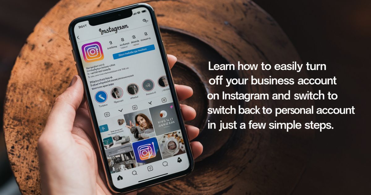 How to Turn Off a Business Account on Instagram