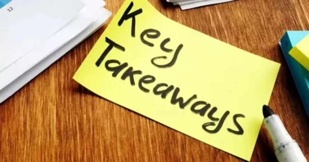 Summary and Key Takeaways on COB in Business