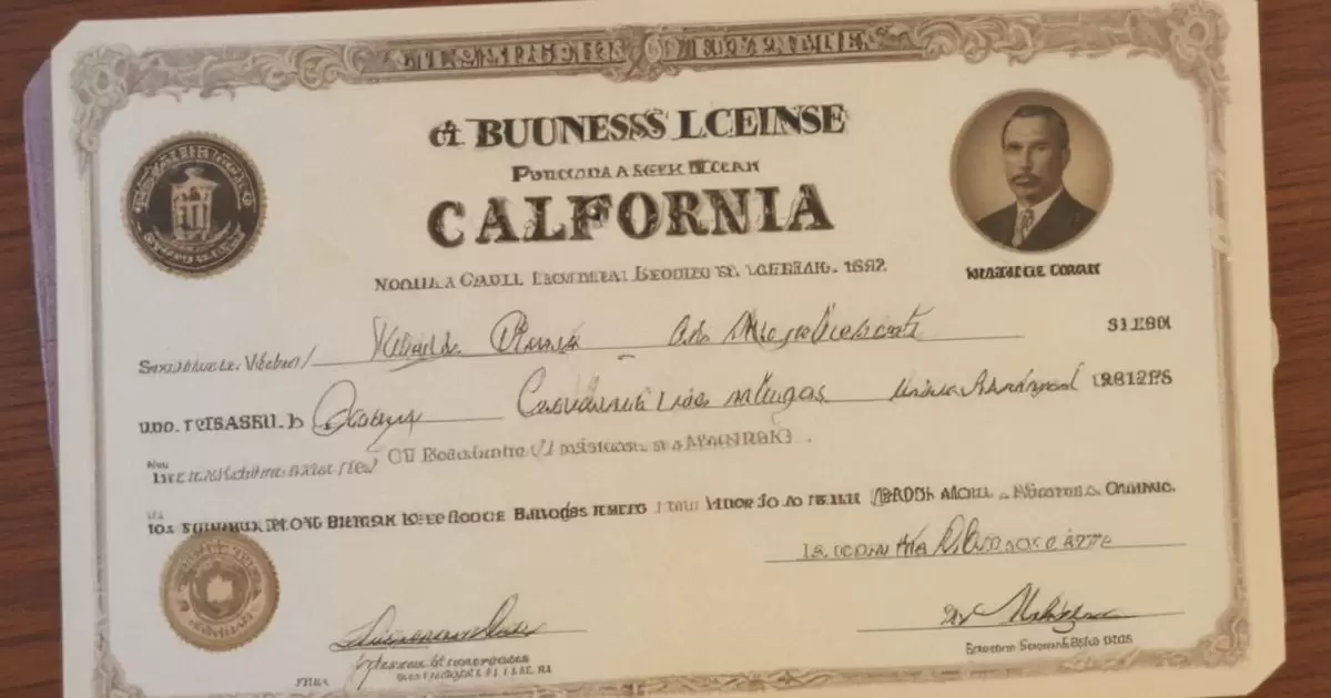 Much Is a Business License in California?